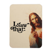 Grappig kerstfeest, ik zag dat Jezus, dat zag ik Magneet (Verticaal)