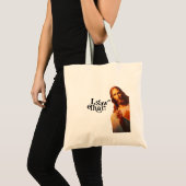 Grappig kerstfeest, ik zag dat Jezus, ik zag dat Tote Bag (Voorkant (product))