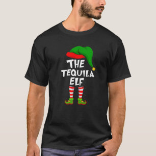 Grappig kerstfeest in de familie Tequila Elf T-shirt