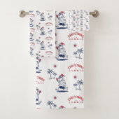 Grappig kerstfeest in juli bad handdoek (Insitu)