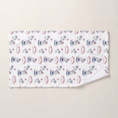 Grappig kerstfeest in juli bad handdoek (Handdoek)