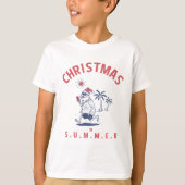 Grappig kerstfeest in juli t-shirt (Voorkant)