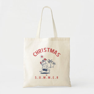 Grappig kerstfeest in juli tote bag