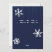 Grappig kerstfeest in Review Programmer Company Feestdagenkaart (Achterkant)