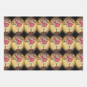 Grappig kerstfeest inpakpapier vel (Voorkant 2)