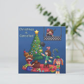 Grappig kerstfeest is geannuleerd Chibi-tekens Sti (Staand voorkant)