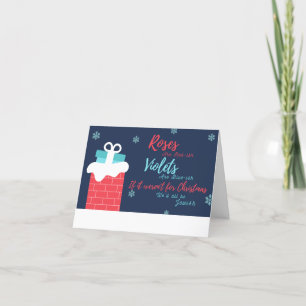 Grappig kerstfeest/joodse kaart