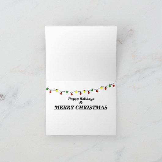 Grappig kerstfeest/joodse kaart (Binnen)