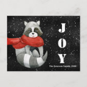Grappig kerstfeest | Joy Holiday Briefkaart (Voorkant)