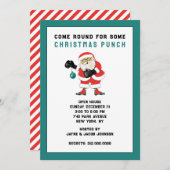 Grappig kerstfeest kaart (Voorkant / Achterkant)