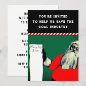 Grappig kerstfeest kaart (Voorkant / Achterkant)