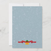 Grappig kerstfeest kaart (Achterkant)