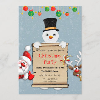 Grappig kerstfeest kaart