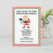 Grappig kerstfeest kaart (Staand voorkant)