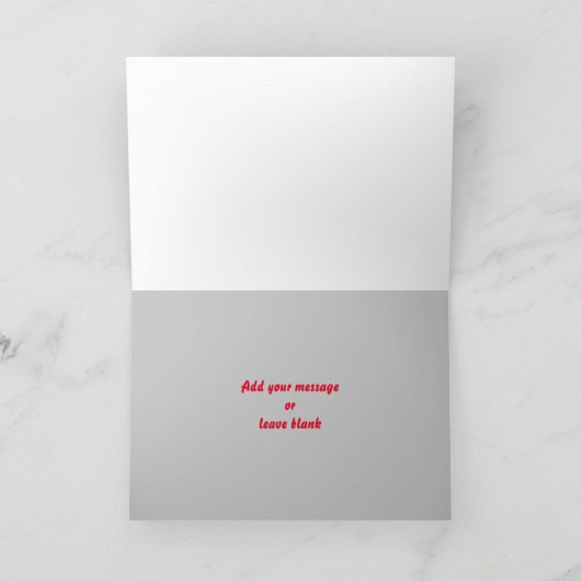 Grappig kerstfeest Kaart - Oeps! (Binnen)