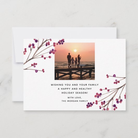 Grappig kerstfeest Kaarten Holiday Kaarten Foto Wh (Achterkant)