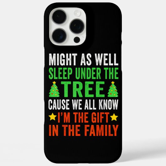 Grappig kerstfeest Kinder kerstpyjama meisjes Case-Mate iPhone Case (Achterkant)