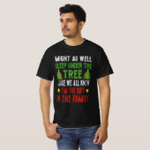 Grappig kerstfeest Kinder kerstpyjama meisjes T-shirt (Voorkant volledig)
