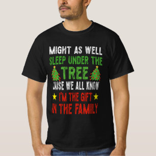 Grappig kerstfeest Kinder kerstpyjama meisjes T-shirt