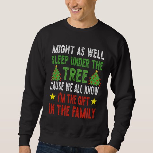 Grappig kerstfeest Kinder kerstpyjama meisjes Trui (Voorkant)