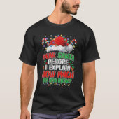 Grappig kerstfeest Kinder volwassenen Beste kerstm T-shirt (Voorkant)