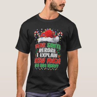 Grappig kerstfeest Kinder volwassenen Beste kerstm T-shirt
