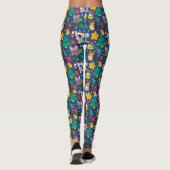 Grappig kerstfeest leggings (Achterkant)