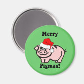 Grappig kerstfeest magneet (Voorkant / Achterkant)