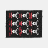 Grappig kerstfeest met baarmoeder Mannen Vrouwen H Fleece Deken (Voorkant (Horizontaal))
