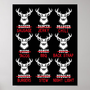 Grappig kerstfeest met baarmoeder Mannen Vrouwen H Poster