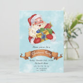 Grappig kerstfeest met kerstmis kaart (Staand voorkant)