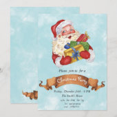 Grappig kerstfeest met kerstmis kaart (Voorkant / Achterkant)