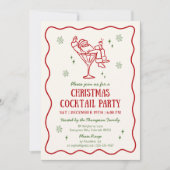 Grappig kerstfeest met kerstmis kaart (Voorkant)