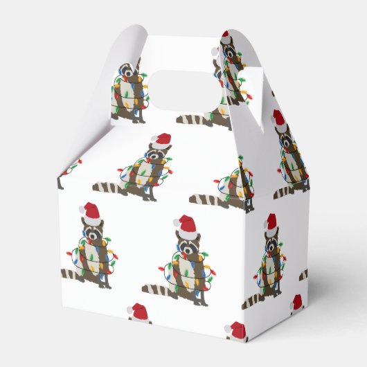 Grappig kerstfeest met kerstvakantie met kerstvaka bedankdoosjes (Voorkant Zijde)