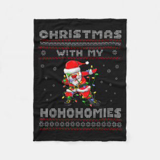 Grappig kerstfeest met mijn Ho Ho Ho vrienden - Fa Fleece Deken