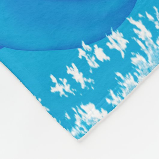 Grappig kerstfeest met pet op kerst fleece deken (Hoek)