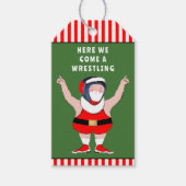 Grappig kerstfeest met woestenij cadeaulabel (Voorkant)