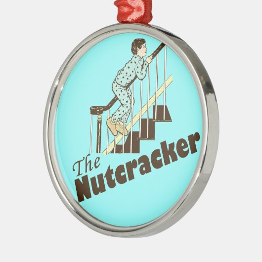 Grappig kerstfeest metalen ornament (Links)