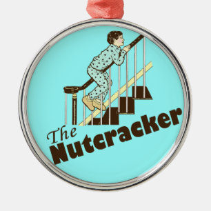 Grappig kerstfeest metalen ornament