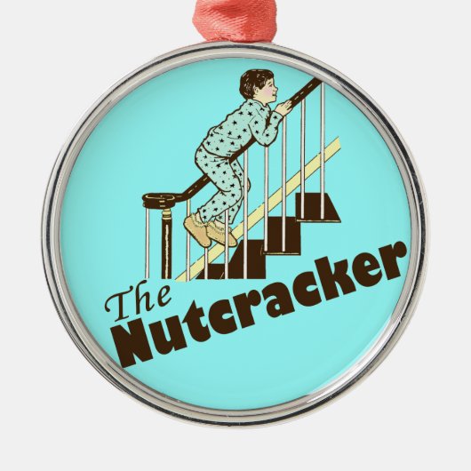 Grappig kerstfeest metalen ornament (Voorkant)