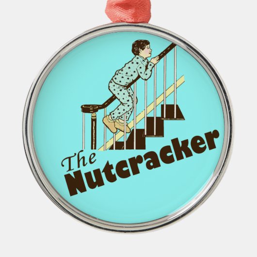 Grappig kerstfeest metalen ornament (Voorkant)