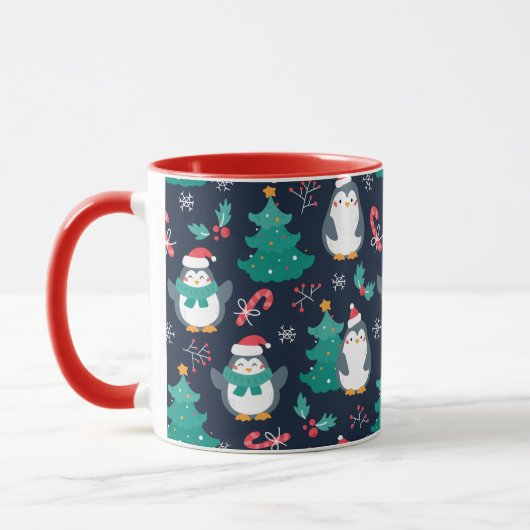 Grappig kerstfeest mok (Links)