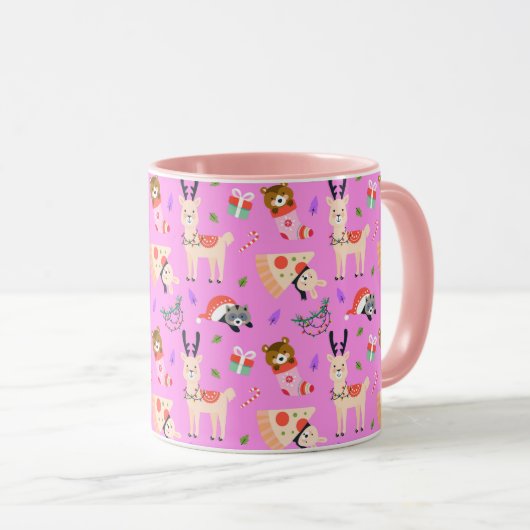 Grappig kerstfeest mok (Voorkant rechts)