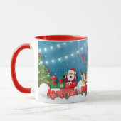 Grappig kerstfeest mok (Links)