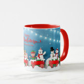 Grappig kerstfeest mok (Voorkant rechts)