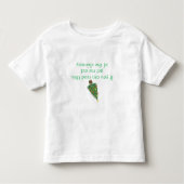 Grappig kerstfeest ondersteboven kinder shirts (Voorkant)