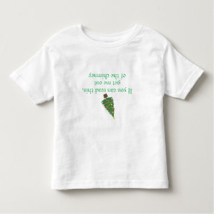 Grappig kerstfeest ondersteboven kinder shirts
