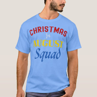 Grappig kerstfeest op August Squad Summer Group Sa T-shirt