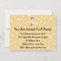 Grappig kerstfeest, op Gold Color Star Pattern.