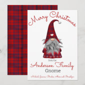 Grappig kerstfeest op maat feestdagenkaart (Voorkant / Achterkant)